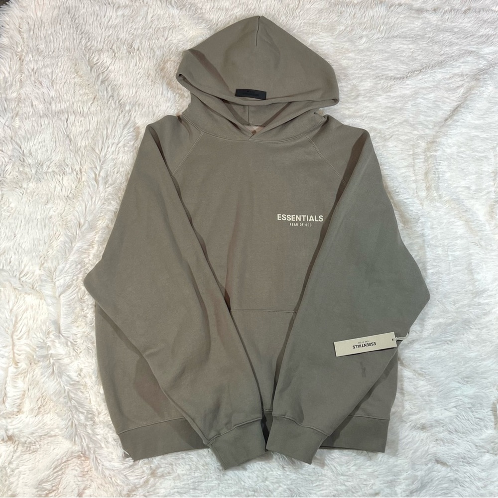 NWT Fear of God Essentials Essentials Hoodie 'Desert Taupe'